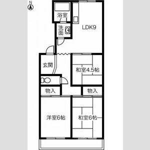 3LDK 間取り図