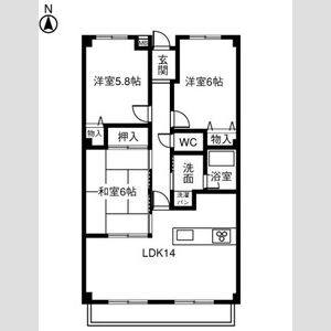 3LDK 間取り図
