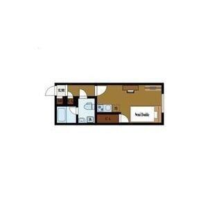 ワンルーム 間取り図