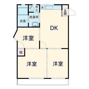 3LDK 間取り図