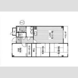 3LDK 間取り図