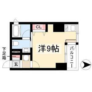 ワンルーム 間取り図