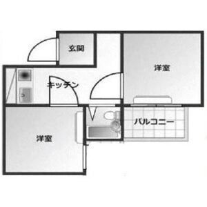 2K 間取り図