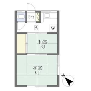 2K 間取り図