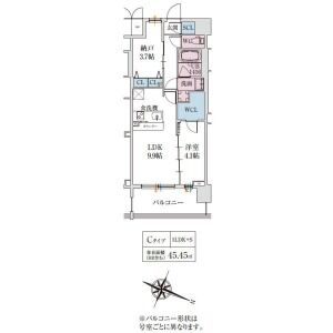 ワンルーム 間取り図