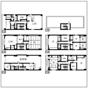 6LDK 間取り図