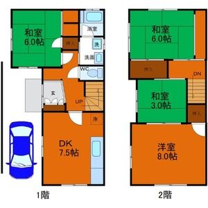 4DK 間取り図