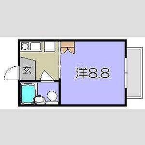 ワンルーム 間取り図