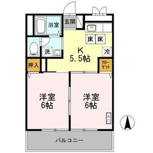 2K 間取り図