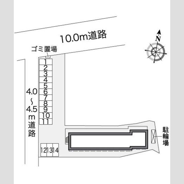 レオパレスデビュ 室内写真1