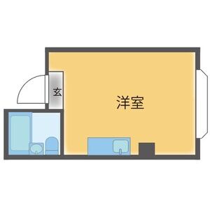 ワンルーム 間取り図
