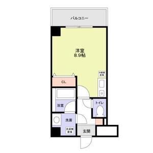 ワンルーム 間取り図
