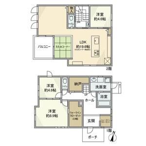 3LDK 間取り図