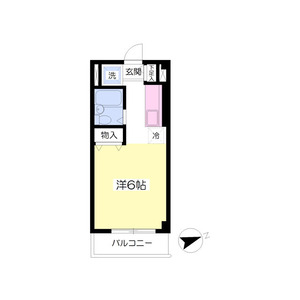 ワンルーム 間取り図