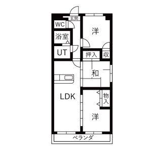 3LDK 間取り図