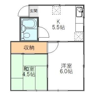 2K 間取り図