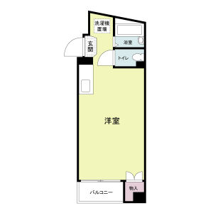ワンルーム 間取り図