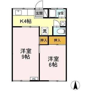 2K 間取り図