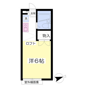 ワンルーム 間取り図