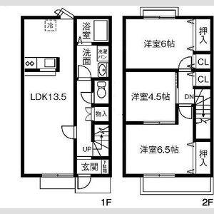 3LDK 間取り図
