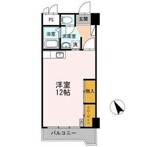 ワンルーム 間取り図
