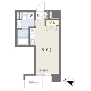 ワンルーム 間取り図