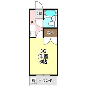 2DK 間取り図