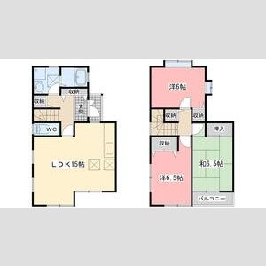 3LDK 間取り図