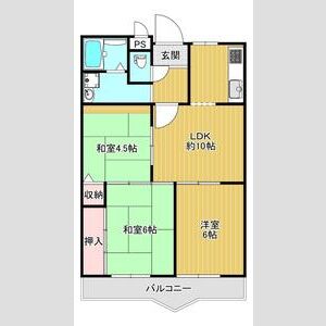 3LDK 間取り図