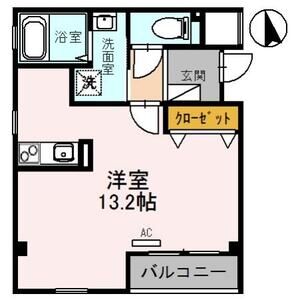 ワンルーム 間取り図