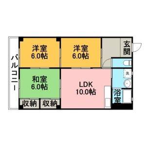 3LDK 間取り図