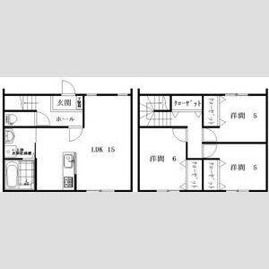 3LDK 間取り図