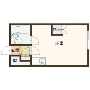 ワンルーム 間取り図