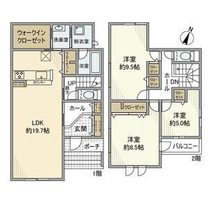 3LDK 間取り図