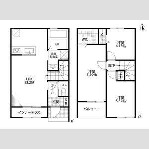 3LDK 間取り図