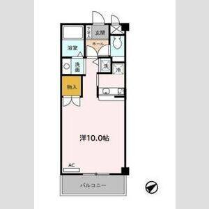 ワンルーム 間取り図