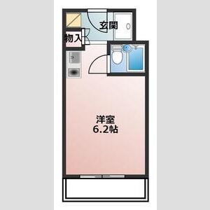 ワンルーム 間取り図