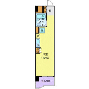 ワンルーム 間取り図