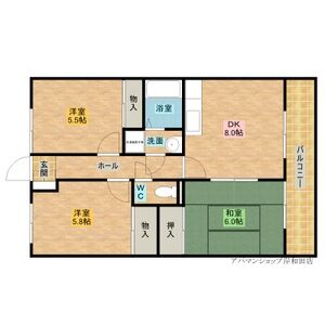 3LDK 間取り図