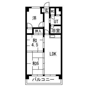 3LDK 間取り図