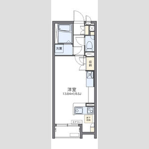 ワンルーム 間取り図