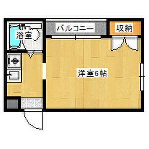 ワンルーム 間取り図
