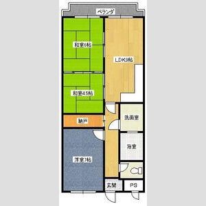 3LDK 間取り図