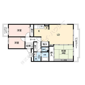 3LDK 間取り図