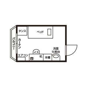 ワンルーム 間取り図
