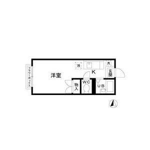 ワンルーム 間取り図