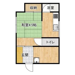 ワンルーム 間取り図