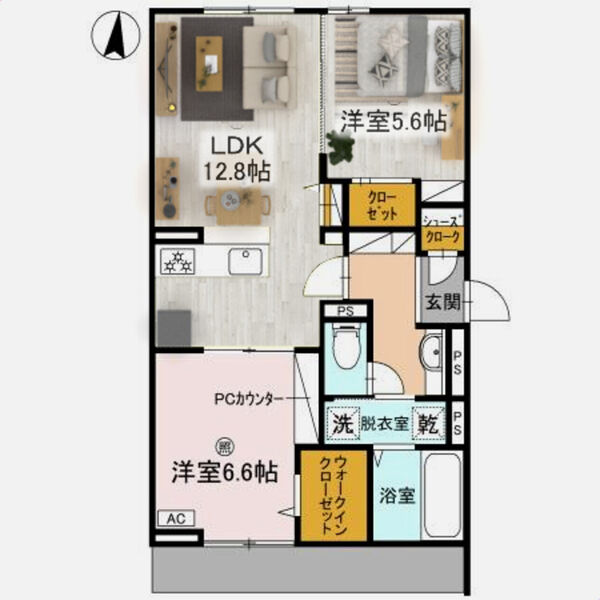 D-ROOM御厨中 室内写真5