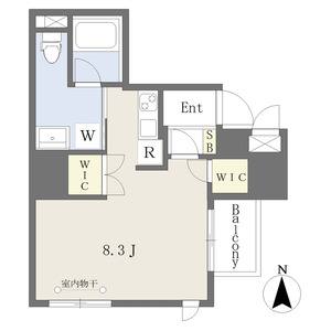 ワンルーム 間取り図