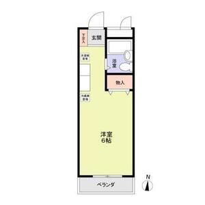 ワンルーム 間取り図